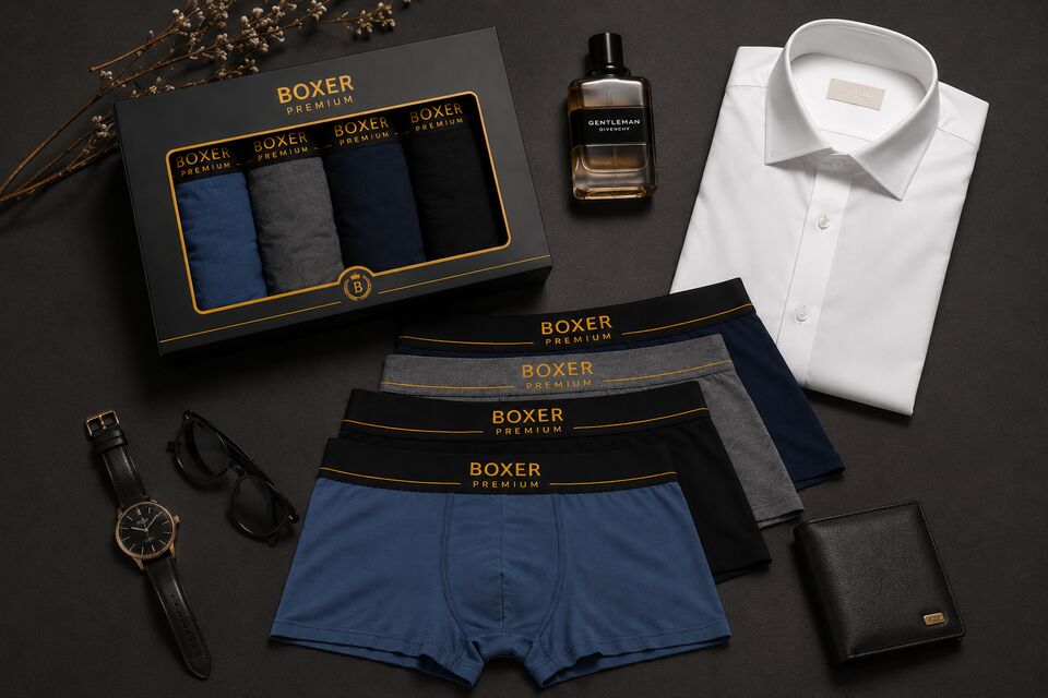 Boxer Premium — premium hediye kutusu sunumu